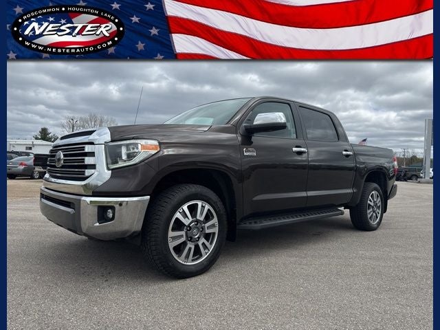 2019 Toyota Tundra SR5 5.7L V8 in Brown — front three-quarter view