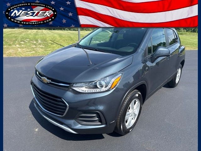 2021 Chevrolet Trax AWD LT in Shadow Gray Metallic — front three-quarter view